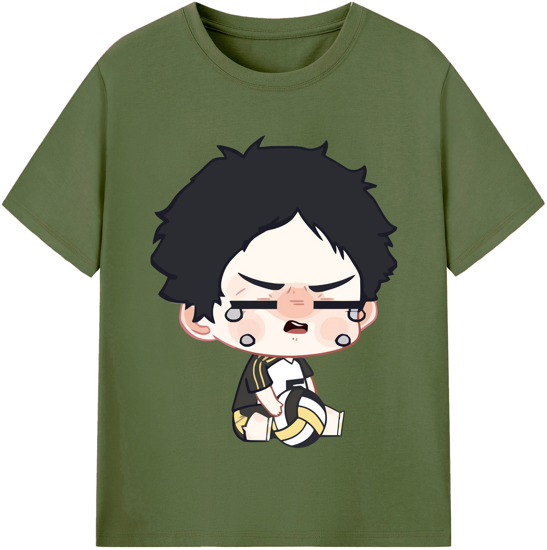 （画像用） ハイキュー!! Haikyu!! 綿100％半袖Tシャツ（フロントプリント）